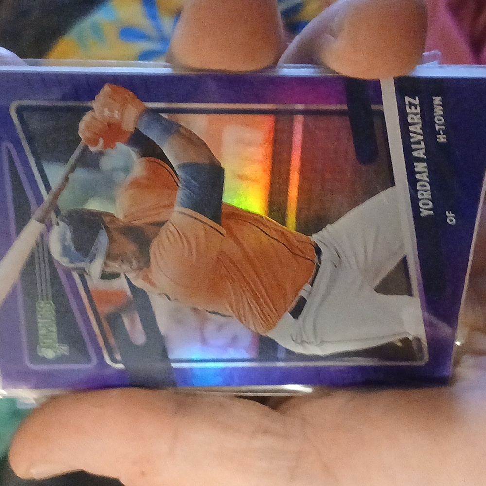 Baseball insert refractors and rainbows